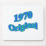 1970 Original Blue Green Mouse Pad