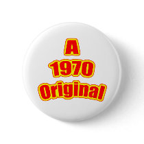 1970 Original Red Pinback Button