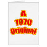 1970 Original Red Card