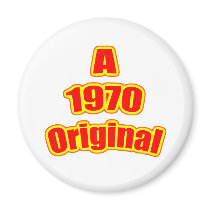 1970 Original Red Fridge Magnet