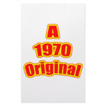 1970 Original Red Stationery Design