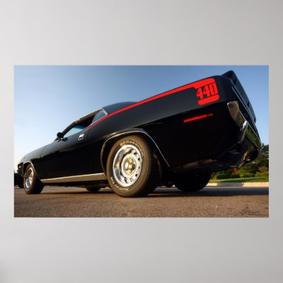 1970 Plymouth Cuda 440 Poster by musclecarphoto