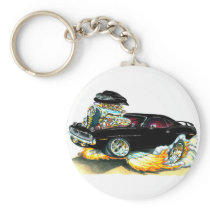 1970 Plymouth Cuda Black Car Key Chain