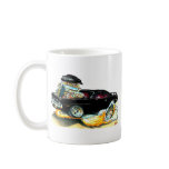 1970 Plymouth Cuda Black Car Coffee Mugs