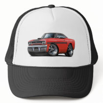 1970 Plymouth GTX Red-Black Top Car Mesh Hat
