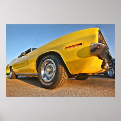 1970 Plymouth Hemi 'Cuda Poster by musclecarphoto