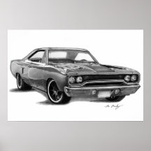 1970 Plymouth Road Runner Print