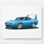 1970 Plymouth Superbird Blue Car Mouse Pad