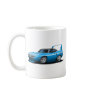 1970 Plymouth Superbird Blue Car Coffee Mug