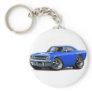 1970 Roadrunner Blue Car Key Chain