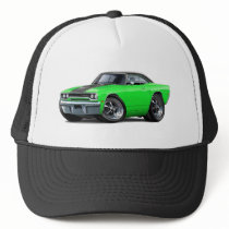 1970 Roadrunner Green-Black Top Trucker Hats