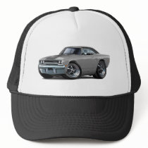 1970 Roadrunner Grey-Black Top Mesh Hats