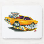 1970 Roadrunner Orange Car Mouse Pad
