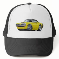 1970 Super Bee Yellow-Black Top Car Mesh Hats