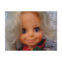 1970's Doll - postcard