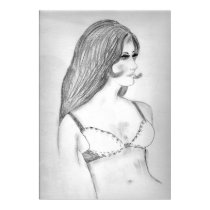 1970's Model On Canvas posters by BlayzeInk 1970's Model On Canvas posters