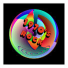postcard - Find this funky retro 1970's abstract Rock Design on rockin' t-shirts, hoodies, sweatshirts, jerseys, tank tops, and rockin' bags, buttons, magnets and more.    Click on any of the poster icons below to view that poster in larger format.  Visit Old Rocker Dude for more vintage posters, t-shirts, stickers, magnets, mousepads, mugs, cards, stamps, aprons, shoes, hats, bags and more.                           