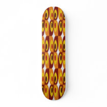 1970'S WALL PAPER PLASTIC SKATEBOARD
