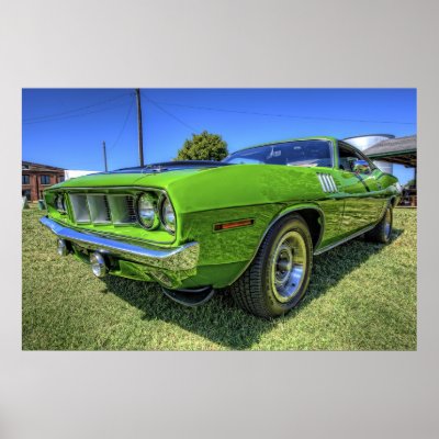 1971 340 'Cuda in HDR Print by HDRRides