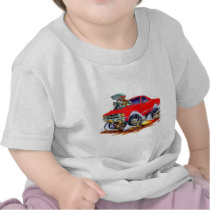 1971-72 El Camino Red 4x4 Monster Truck Tee Shirt