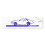 1971-72 Roadrunner Blue Car Bumper Stickers