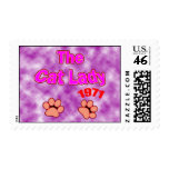1971 Cat Lady Postage Stamp