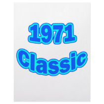1971 Classic Blue Customized Letterhead