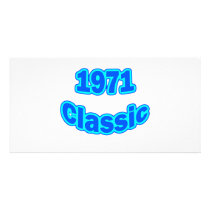 1971 Classic Blue Photo Cards
