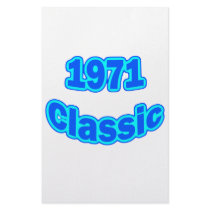 1971 Classic Blue Stationery Paper