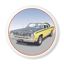 1971 Duster 340 Refrigerator Magnet