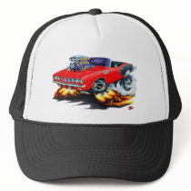 1971 Hemi Cuda Red Convertible hats