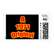 1971 Original Red Blk Stamps