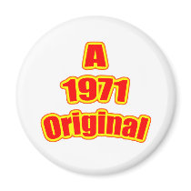1971 Original Red Refrigerator Magnet