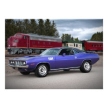 1971 Plymouth Barracuda Cuda Invitations