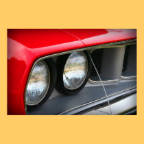 1971 Plymouth 'Cuda Red posters