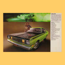 1971 Plymouth Duster 340 Ad Poster posters