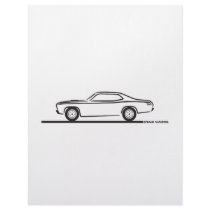 1971 Plymouth Duster Letterhead Design