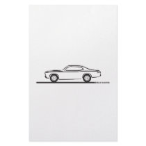 1971 Plymouth Duster Personalized Stationery