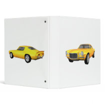 1972 Camaro Z28: Muscle Car: Yellow Finish: Binder