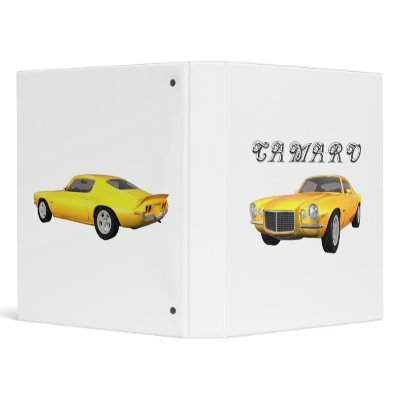 1972 Camaro Z28: Muscle Car: Yellow Finish: Binder by spiritswitchboard