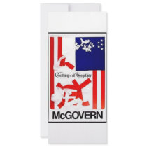 1972 Mcgovern Personalized Rack Card