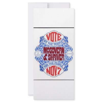 1972 Mcgovern Personalized Rack Card by JustProducts