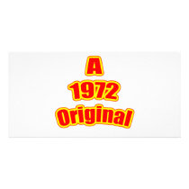 1972 Original Red Picture Card