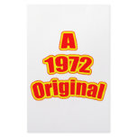 1972 Original Red Personalized Stationery