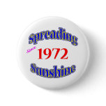 1972 Spreading Sunshine Pin