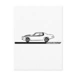 1973-74 Roadrunner Black Car Post Cards