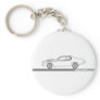 1973-74 Roadrunner Grey Car Key Chain