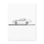 1973-74 Roadrunner Grey Car Postcards
