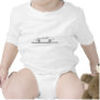 1973-74 Roadrunner Grey Car Romper
