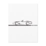 1973 Corvette Convertible BLK Post Card